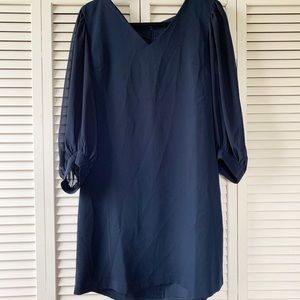 Anne Taylor Navy Dress